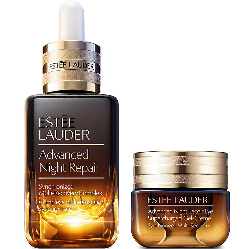 Estée Lauder Advanced Night Repair Face Serum And Eye Supercharged Gel-creme Set 50ml + 15ml