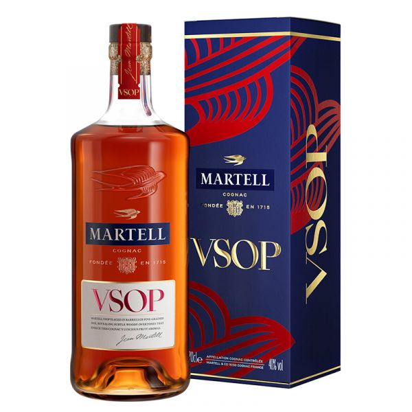 Martell V.S.O.P Red Barrel Brandy 1000ML